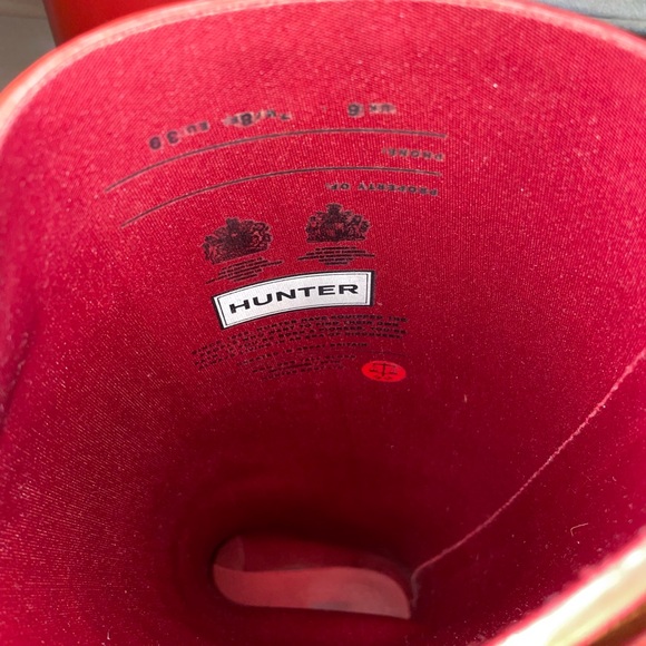 Red Hunter Boots - Picture 3 of 6